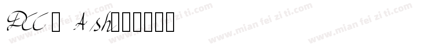 DCC - Ash字体转换
